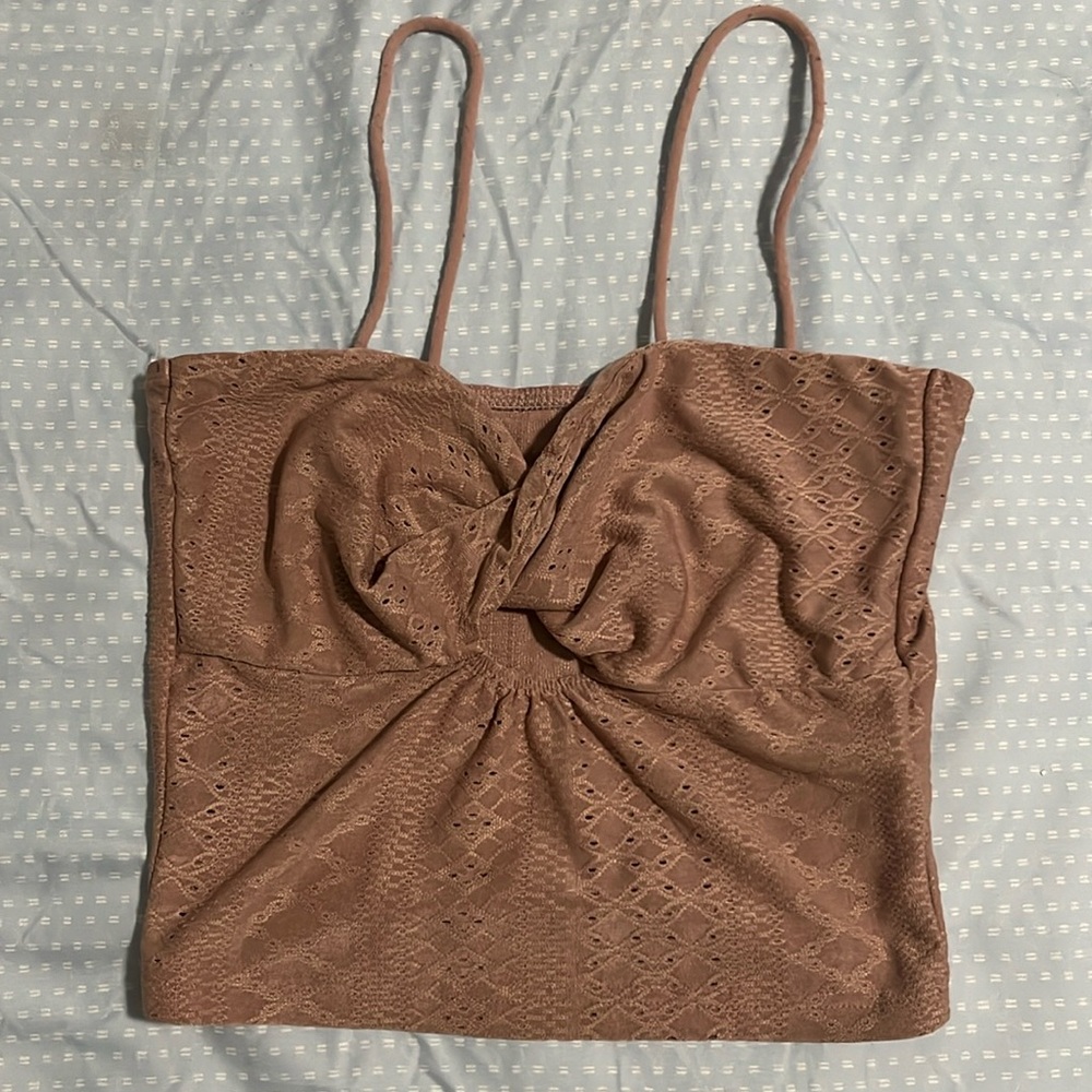 Pink Shein crop top